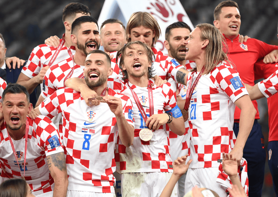 捷克队在对阵斯洛文尼亚队时获胜