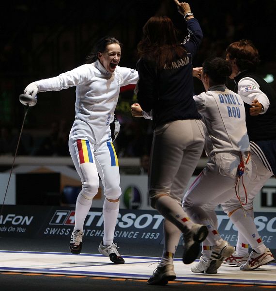 俄罗斯击败罗马尼亚夺得击剑金牌