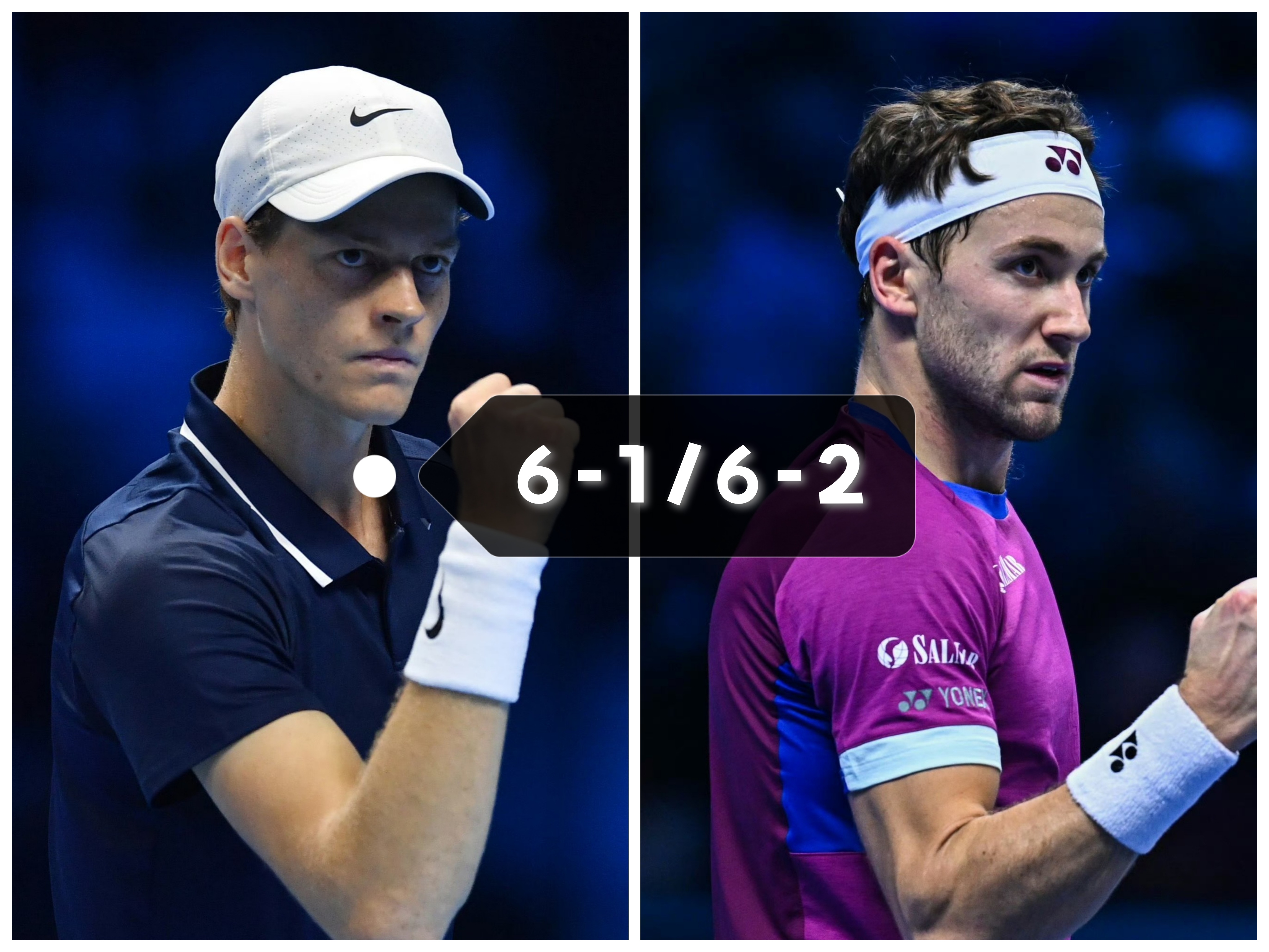 关于ATP总决赛鏖战戴维斯杯，辛纳状态火热的信息